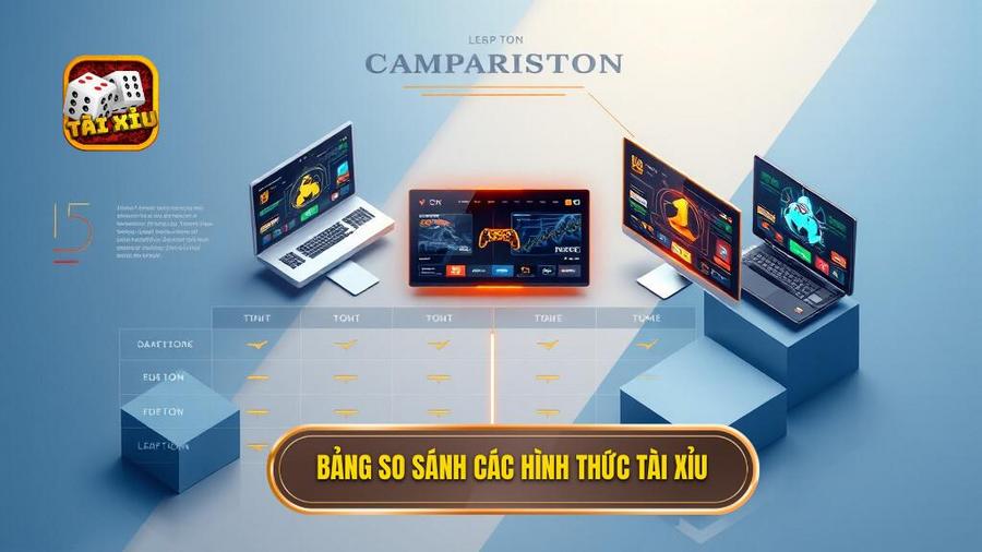 3. Bảng so sánh các hình thức Tài xỉu