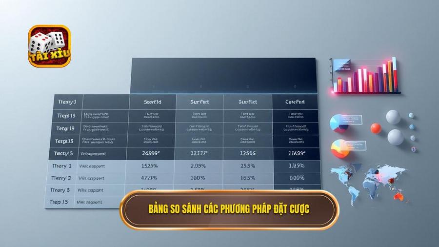 Bảng so sánh các phương pháp đặt cược