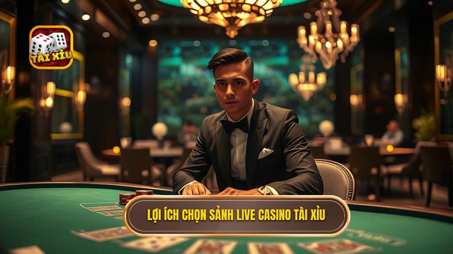 Tại sao nên ưu tiên chọn nhà cái tài xỉu có sảnh Live Casino?